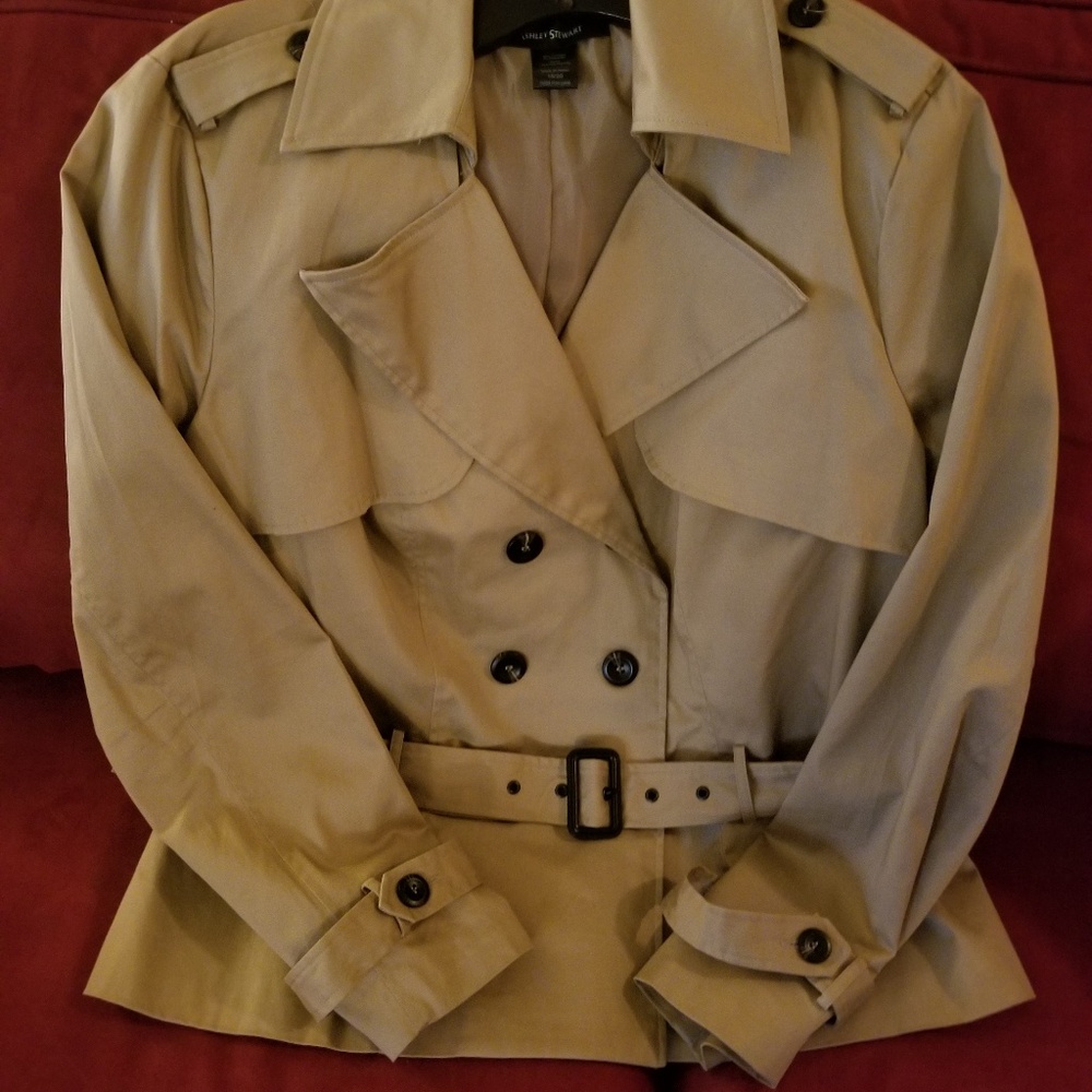 Women's waist length trench jacket
